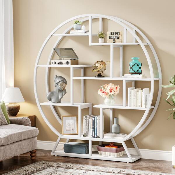 https://images.thdstatic.com/productImages/af1a451f-eed4-449f-bde2-2c0654aad8c2/svn/white-tribesigns-way-to-origin-bookcases-bookshelves-hd-alys140-31_600.jpg