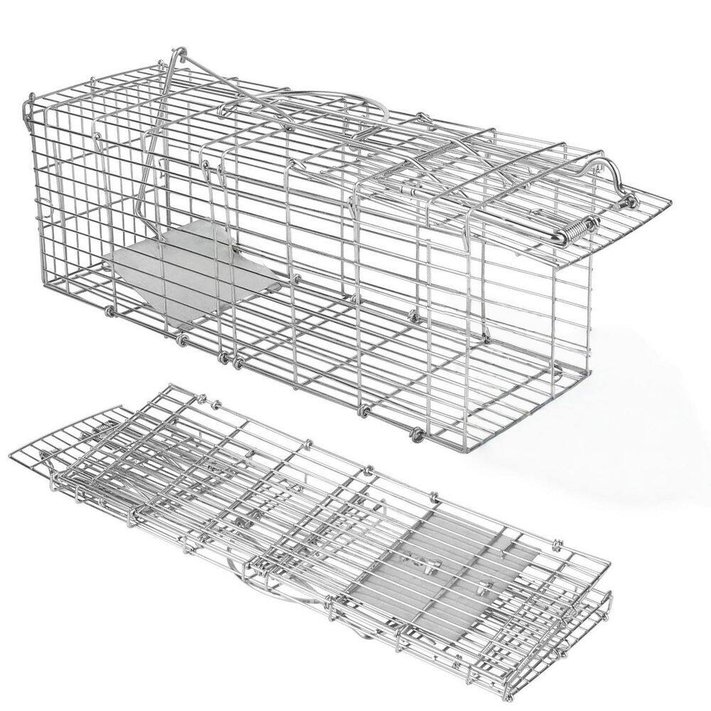 Outdoor Foldable Live Mouse Trap, Humane Mouse Cage with