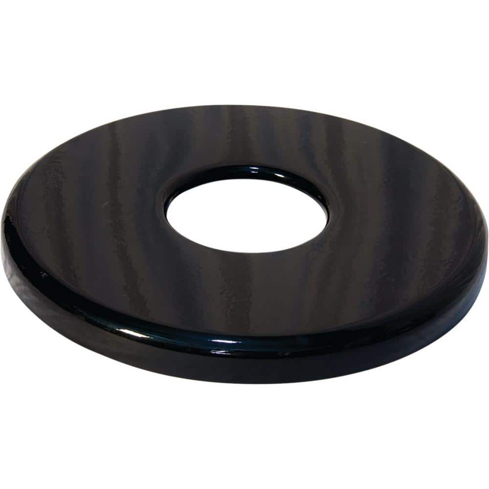 32 Gal. Black Powder-Coated Commercial Flat Top Trash Receptacle Lid