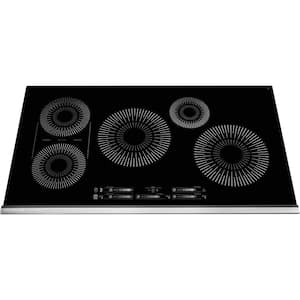 Gallery 36 in. Induction Modular Cooktop in Black with 5 Elements including Bridge Element