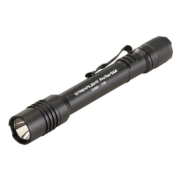 dormir Así llamado Superficial Streamlight ProTac 2 AA Black Flashlight 88033 - The Home Depot