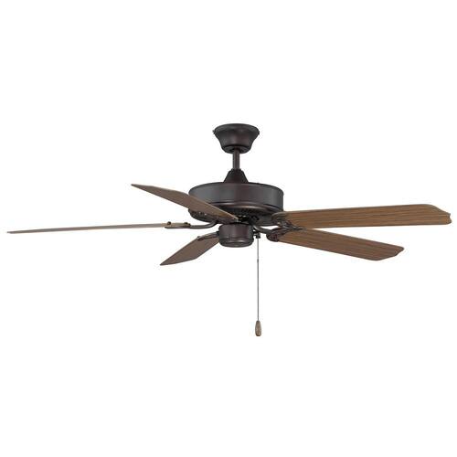 Nomad 52 in. Indoor/Outdoor English Bronze Ceiling Fan with Reversible Motor Savoy House Ceiling Fans Without Lights