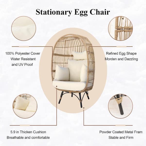 Stationary egg chair walmart hot sale