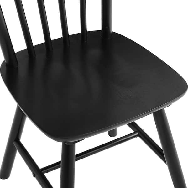 【SISANDI】 MIES CLASSIC midnight black OrangeOne 17 in. Black Classic Windsor Dining Chair Farmhouse