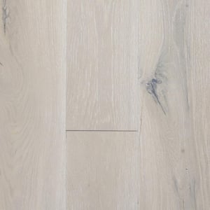 Castlebury French Linen Eurosawn White Oak 3/4 in. T x 4 in. W Wire Brushed Solid Hardwood Flooring (16 sq.ft./case)