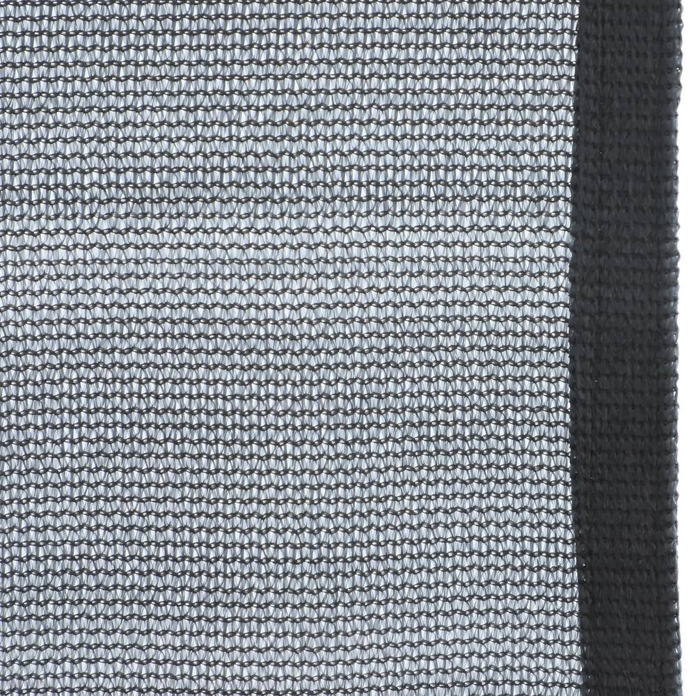 Grey 20' x 13' High-Density Polyethylene Outdoor Sun Shade Sail