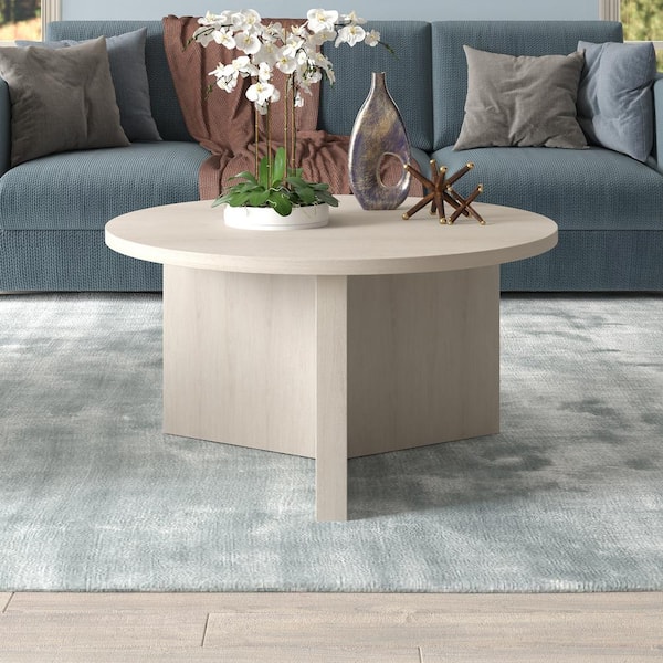 【専用】MIDDLE TABLE | CIRCLE TOP110 | ALDER Meyer&Cross Anders 32 in. Alder White Round MDF Top Coffee