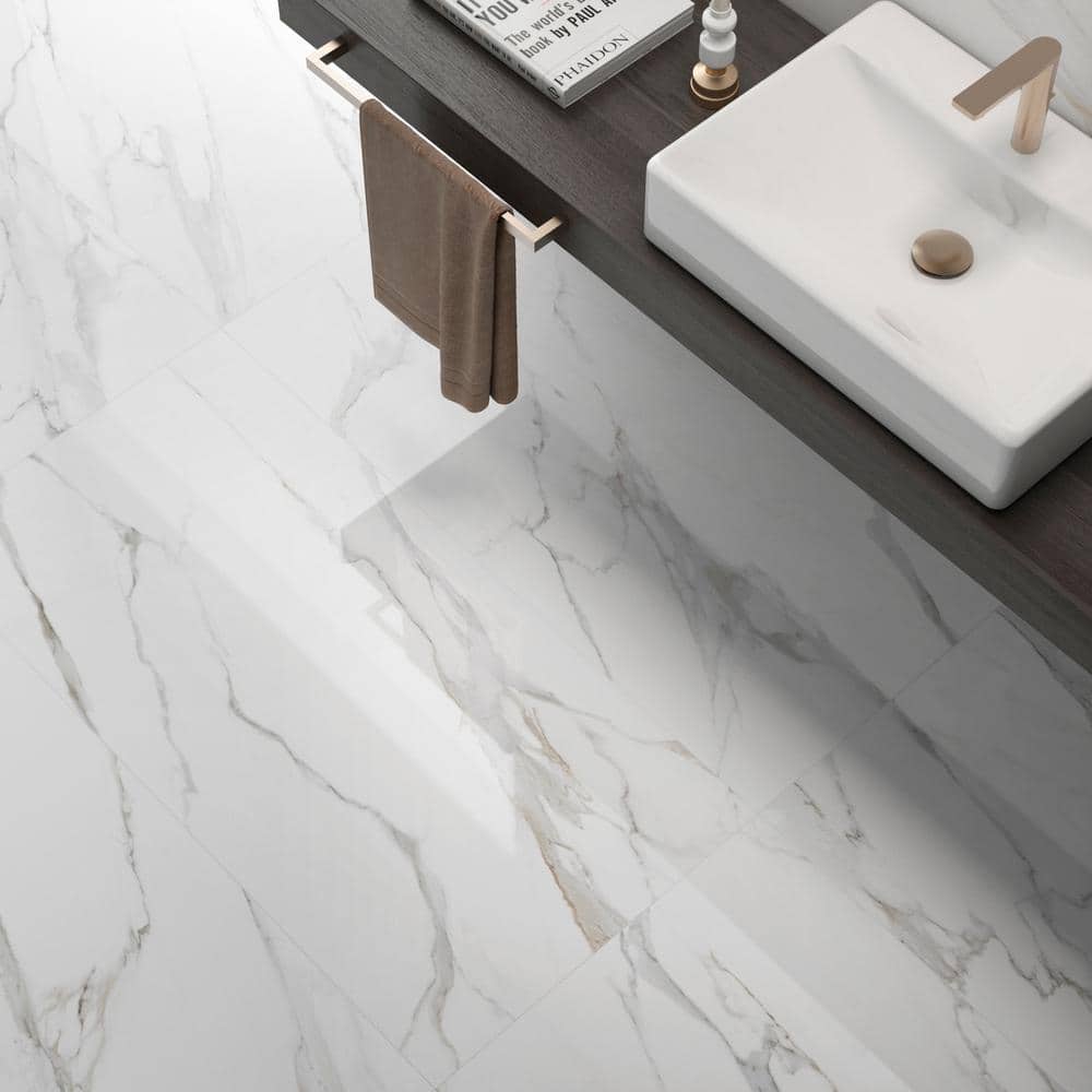 Aurora Gold 24'' x 48'' Polished Porcelain Tile