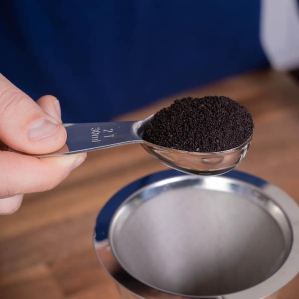 Stainless Steel Coffee Scoop 2 Tablespoon Measuring Spoon Set of 2
