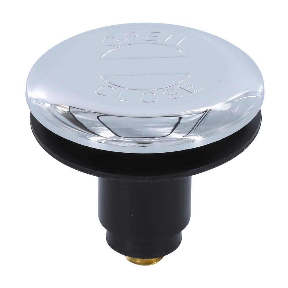 DANCO 3/8 in. Plastic Drain Stopper in Chrome 88196 - The Home Depot