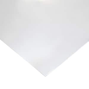 Tap Plastics Styrene Plastic Sheets Cut-to-Size | White