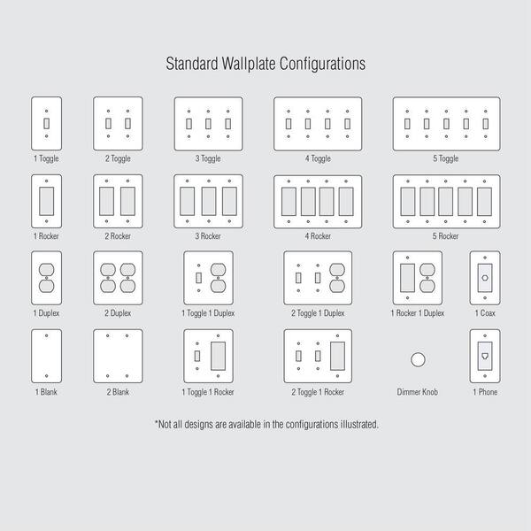 Amerelle AmerTac 149TTTBN Chelsea Steel Triple Toggle Wallplate Brushed Nickel