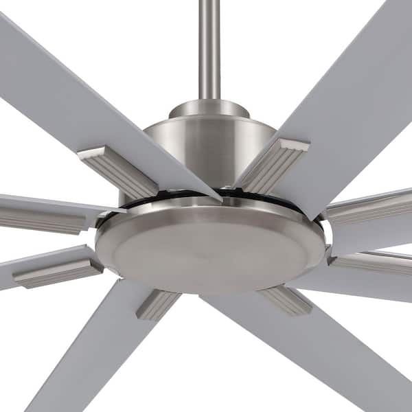 Daniel Fan 66 in. Smart Indoor Black Ceiling Fan with Lights and Remote