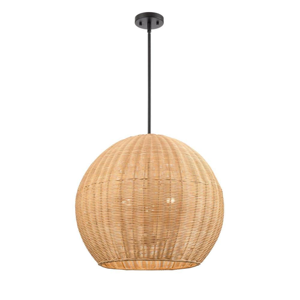 Elise 22 inch Wide 3-Light Pendant-Matte Black price history on PriceWatchPro