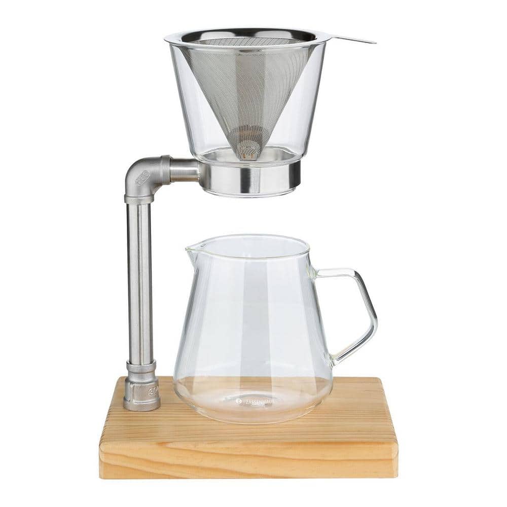 Zassenhaus 3.13-Cup Aroma Double Wall Glass French Press Coffee Maker