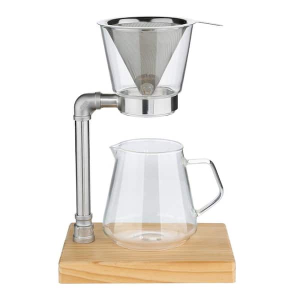 ZASSENHAUS  Worker 6-Cup Glass Coffee Maker, borosilicate glass