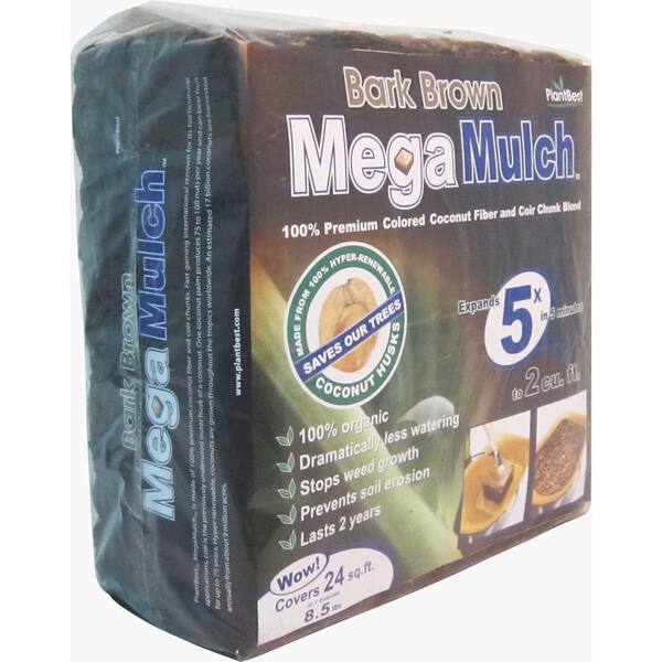 Mega Mulch 8.3 lbs. Dark Brown Mulch-DISCONTINUED