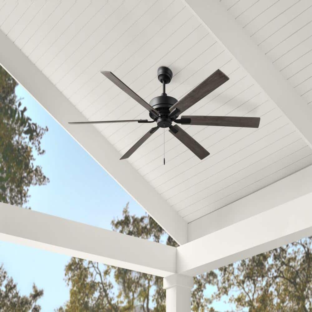 Hampton Bay Dalton 72 in. Indoor/Covered Outdoor DC Motor Matte