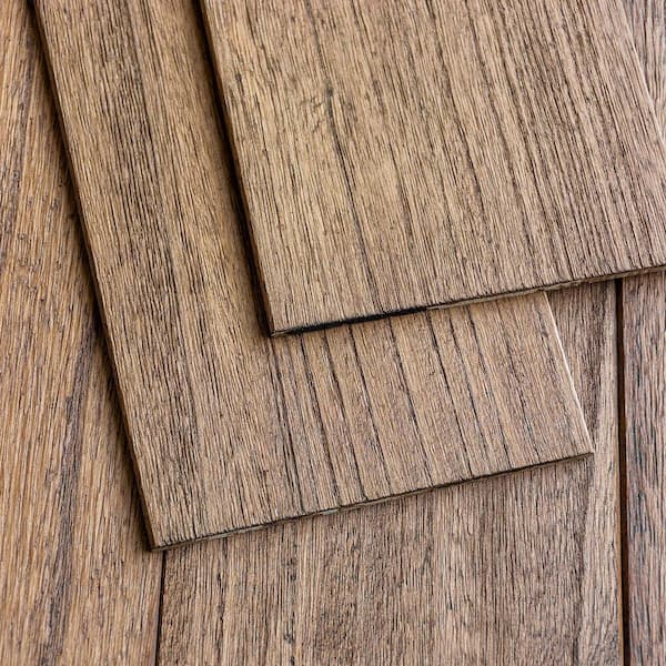 Afoxsos Farmhouse Style 1/4 in T x 5 in. W x 2 ft. L Shiplap Cedar