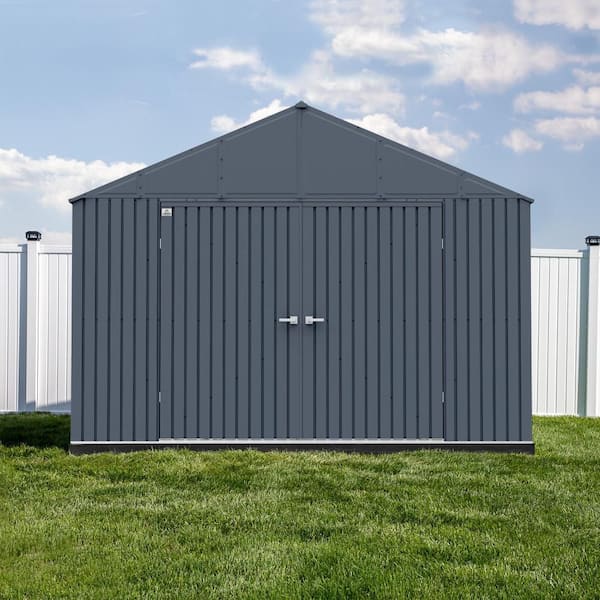 Elite Storage Shed 12 ft. W x 12 ft. D x 8 ft. H Metal Shed 144 sq. ft.