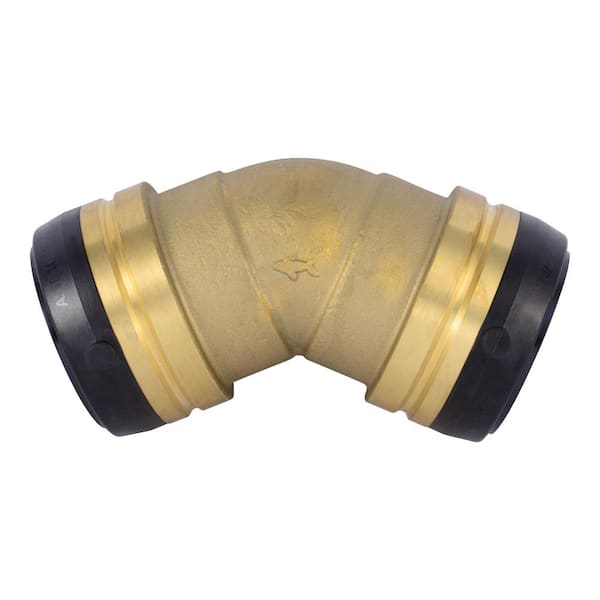 SharkBite 2 in. Push-to-Connect Brass 45-Degree Elbow Fitting