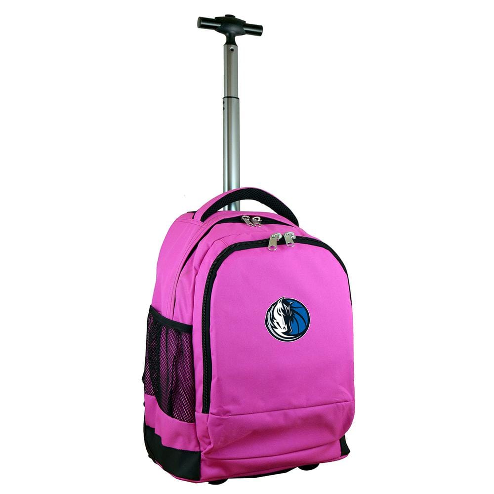 Denco NBA Dallas Mavericks 19 in. Pink Wheeled Premium Backpack ...