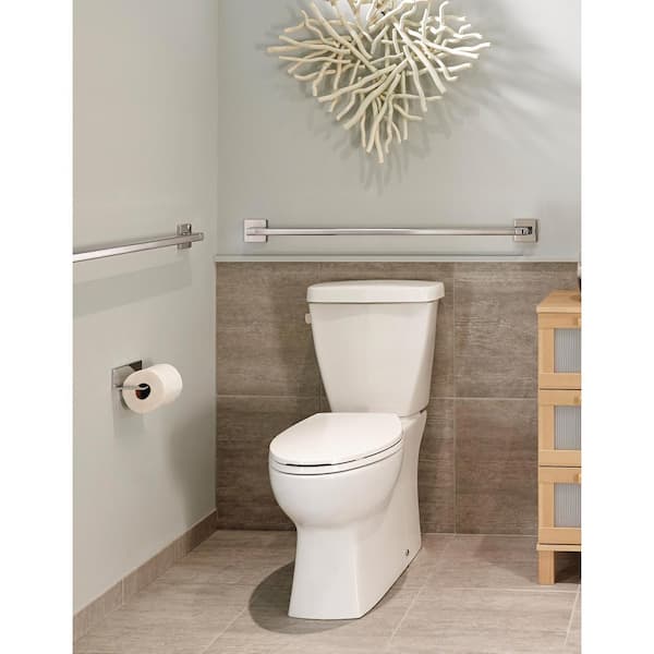 Angular Modern 36 in. x 1-1/4 in. ADA Compliant Bathroom Shower Grab Bar in Polished Chrome