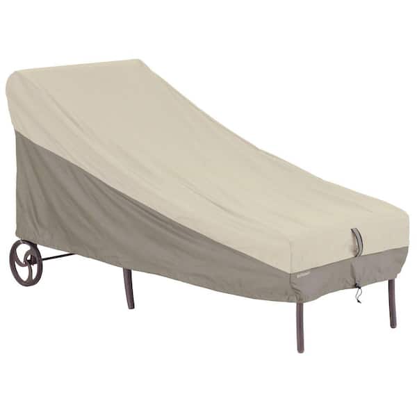 Classic Accessories Belltown Sidewalk Grey Patio Chaise Lounge Cover