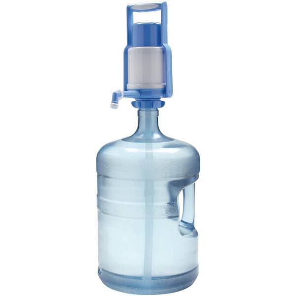 5 & 6 Gallon Manual Water Bottle Jug Hand Pump Dispenser Camping Drinking Spigot 