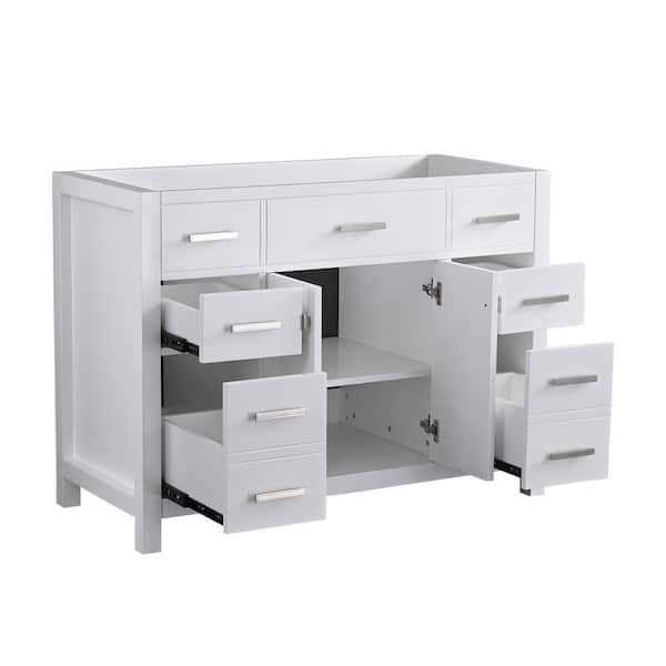 Maincraft 48 in. W x 21.45 in. D x 34.71 in. H Bath Vanity Cabinet without Top in White