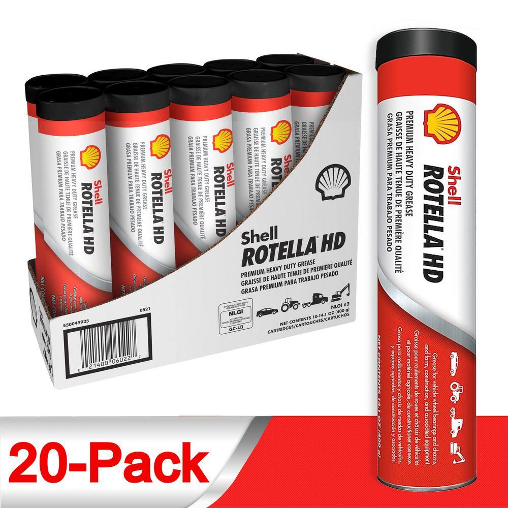Shell Rotella Shell Rotella HeavyDuty Grease (Case of 20) 550049925 The Home Depot