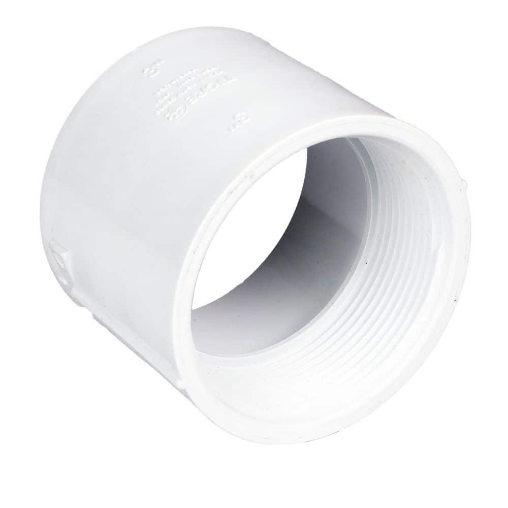 3 in. White Rigid PVC DWV Female Adapter, Threaded FPT x Hub Drain, Waste and Vent Fitting (25-Pack) price history on PriceWatchPro