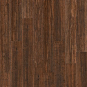 Waterproof Core Copperstone 1/4 in. T x 5-9/16 in. W x 36-1/4 in. L Wide Click Engineered Bamboo Flooring (14.06 sq. ft)