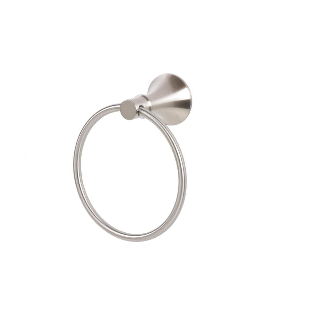 Glacier Bay Sadira Towel Ring in Brushed Nickel BTH086280BN The