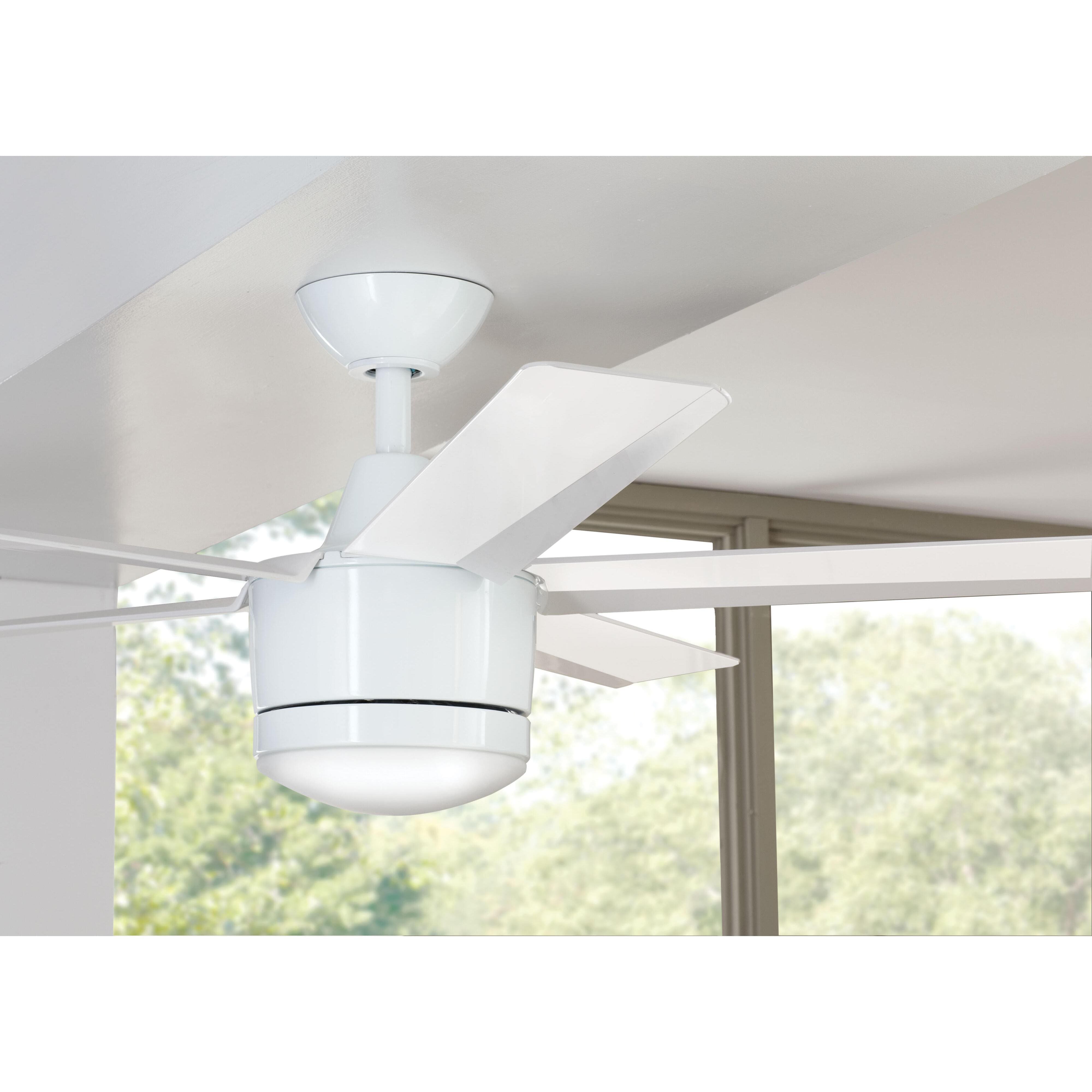 Home Decorators Collection SW1422WH Merwry 52 In. Integrated LED Indoor