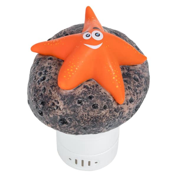 Unbranded Starfish Floating Chlorine Dispenser in Orange