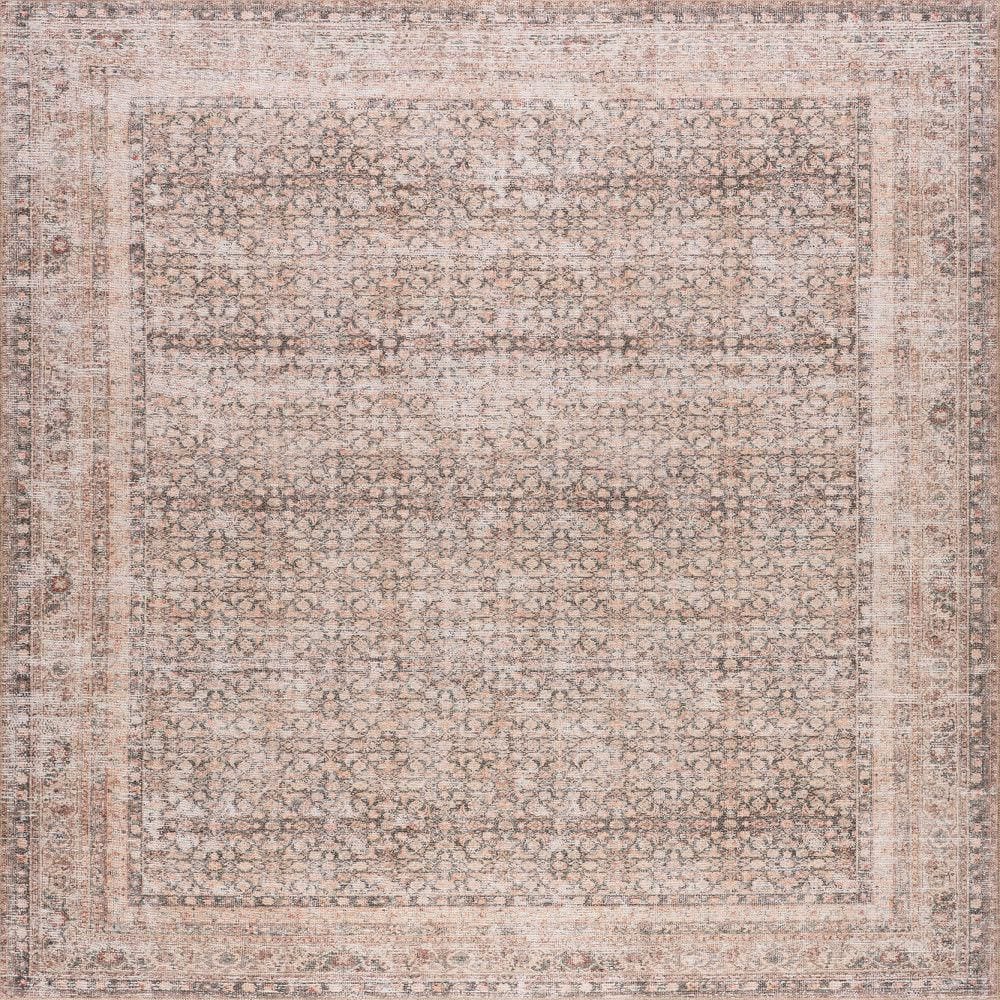 Hillstone Light Brown 7 ft. 10 in. x 10 ft. Traditional Vintage Medallion Area Rug price history on PriceWatchPro