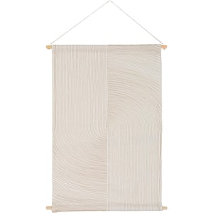 Weston 24 in. x 36 in. Ivory Wall Hanging