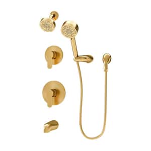 Identity Hydro Mersion 2-Handle Tub and Shower, Hand Shower and Diverter Trim Kit - 1.5 GPM (Valve Not Included)