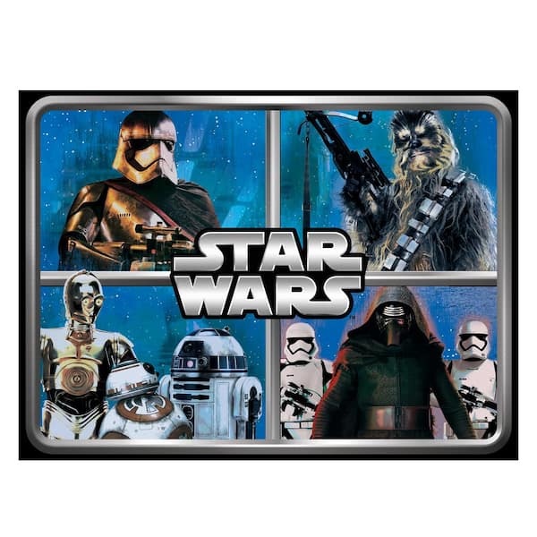 Disney Star Wars 2nd Trilogy Characters Multi-Colored 3 ft. x 5 ft. Indoor Polyester Area Rug