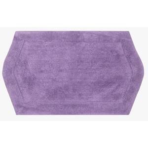 Waterford Collection 100% Cotton Tufted Bath Rug, 24 x 40 Rectangle, Purple