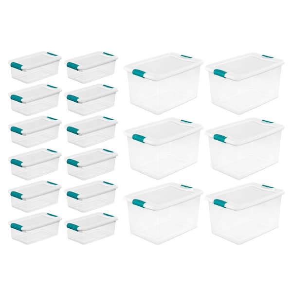 6-Qt. Latch Storage Box (12-Pack), 64-Qt. Latch Storage Box (6-Pack)