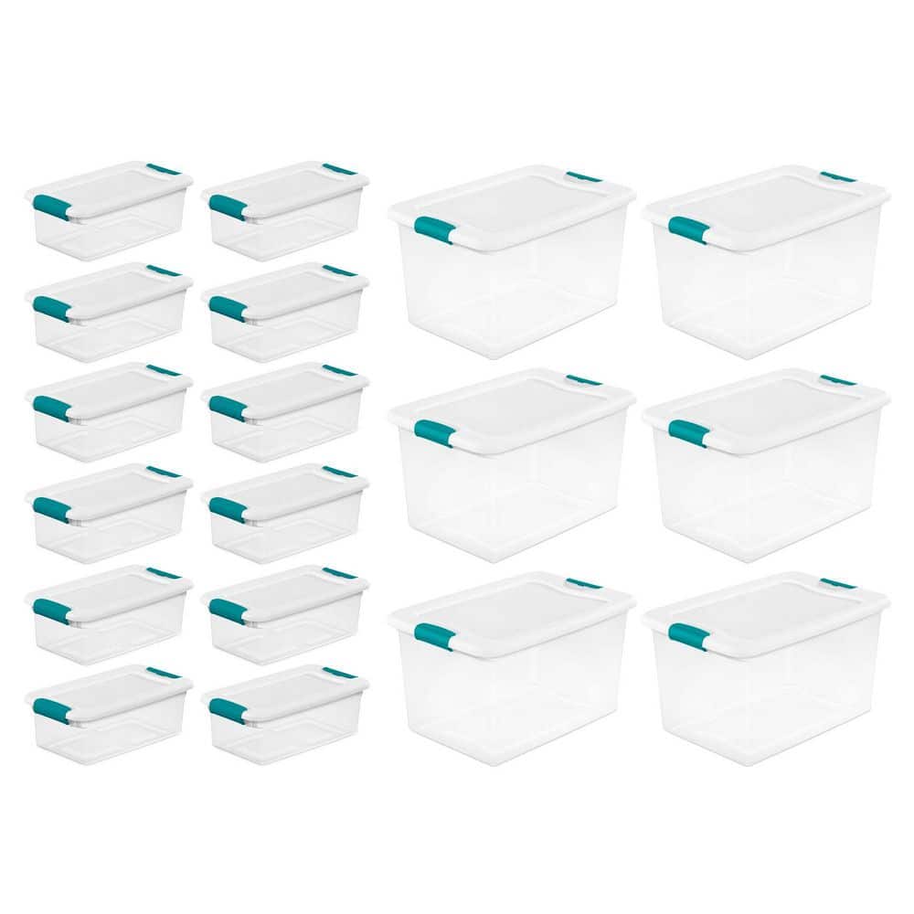 Sterilite 6 Quart Stackable Storage Box, 12 Pack & Small File Clip Box, 12  Pack, 1 Piece - Ralphs