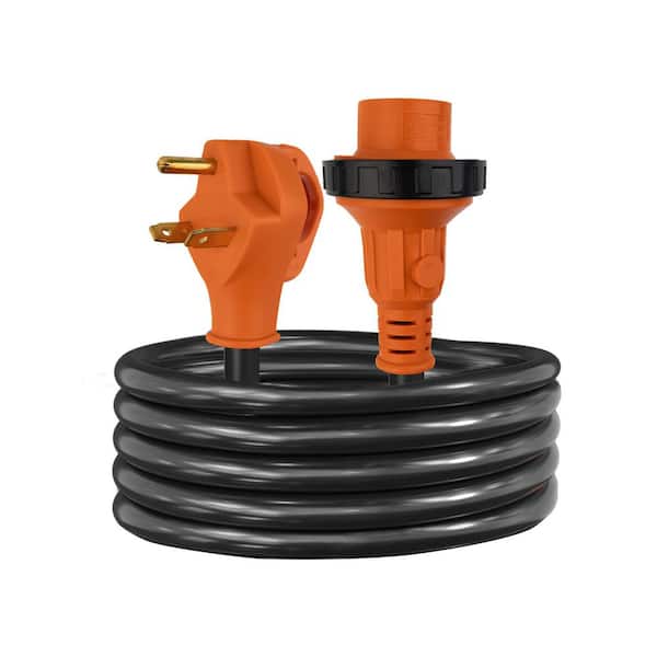 25 ft. STW 10/3 3-Prong 30 Amp 125-Volt RV Detachable Extension Cord Set