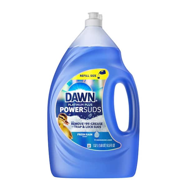 Platinum Plus 51.5 oz. Fresh Rain Scent Liquid Hand Dish Soap Refill