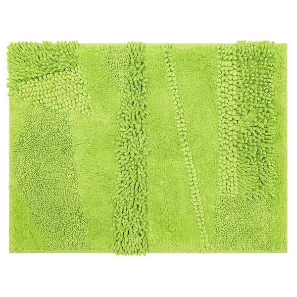 Mohawk Home Composition Fiesta Lime 24 in. x 60 in. Cotton Bath Mat