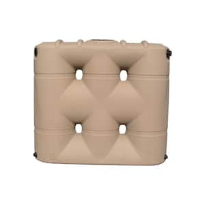 530 Gal. Slimline Rainwater Harvesting Tank - Mocha