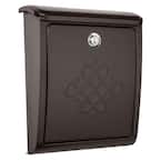 Architectural Mailboxes Bordeaux Locking Rubbed Bronze Wall Mount ...
