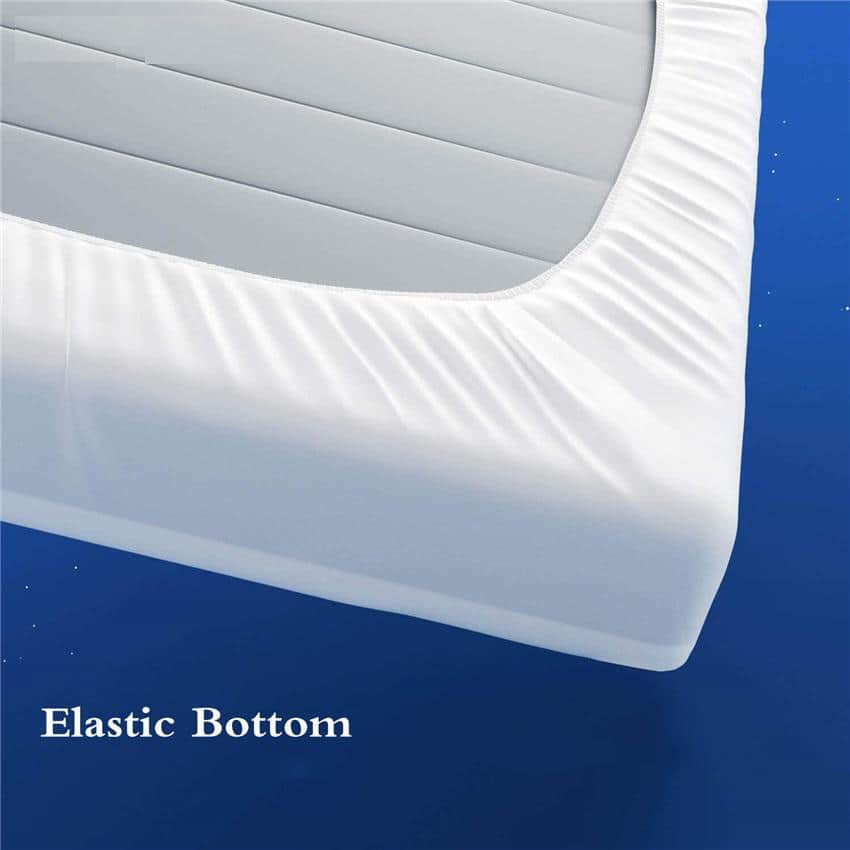 Full White Egyptian Cotton Down Alternative Mattress Topper