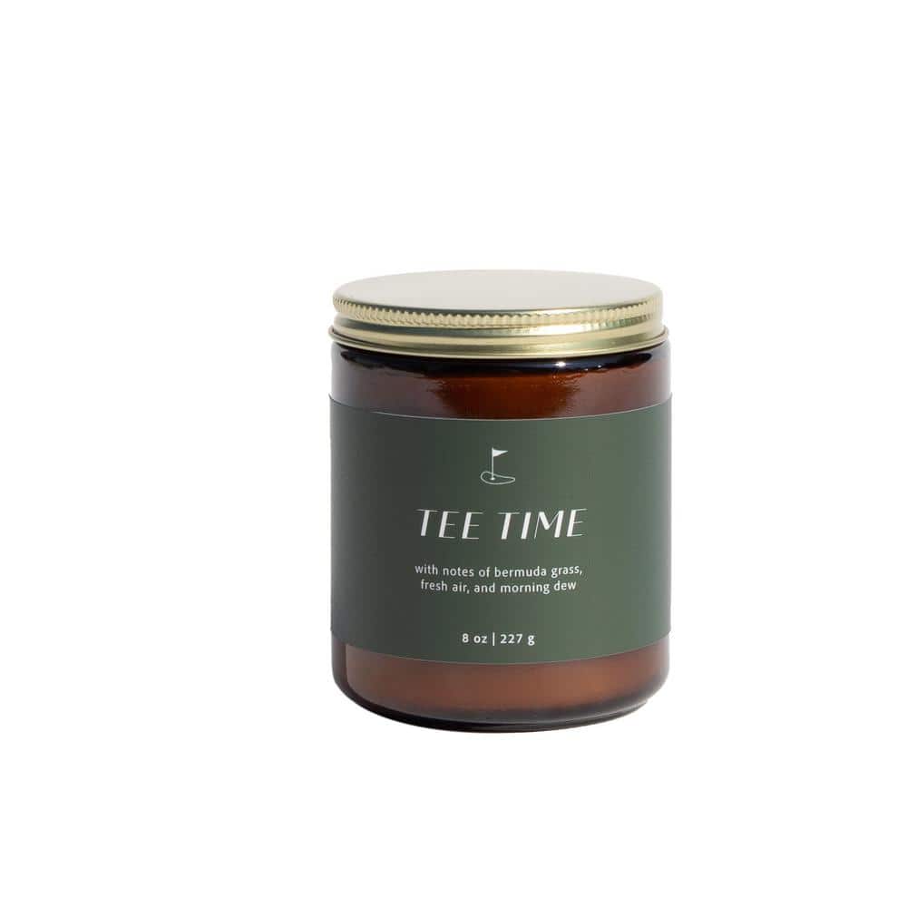 Tee Time Soy Candle - Amber Jar